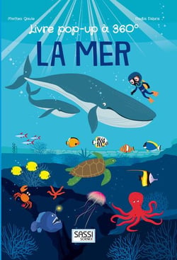 Livre pop-up à 360° - la mer