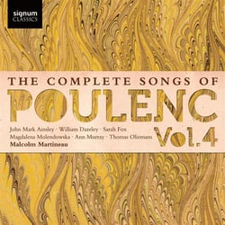 Poulenc : Intégrale des mélodies vol.4 - CD