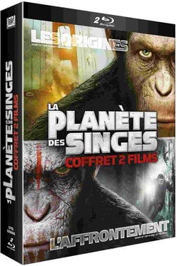La Planète des Singes : Les origines + La Planète des Singes : L'Affrontement