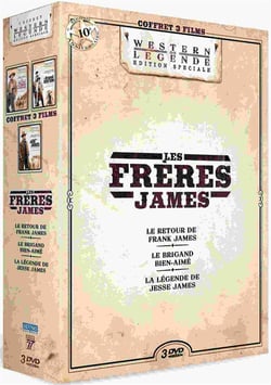 Les Frères James : Le Retour de Frank James + Le Brigand bien-aimé + La Légende de Jesse James