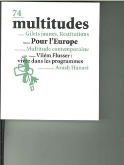 Multitudes n 74  pour l'europe - avril 2019