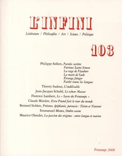 L'infini t.103