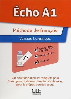 Echo - méthode de français - a1 - version numérique (édition 2012)
