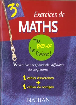 Exercices de maths - 3e - edition 2002