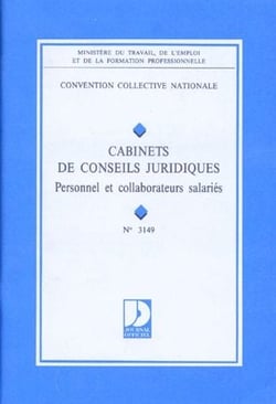 Cabinets de conseil juridique - personnel et collaborateurs salariés