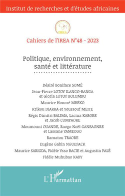 Cahiers de l'IREA Tome 48 : politique, environnement, santé et littérature (édition 2023)