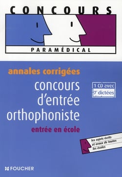 Annales corrigées - orthophoniste
