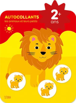 Autocollants - les animaux et leurs petits