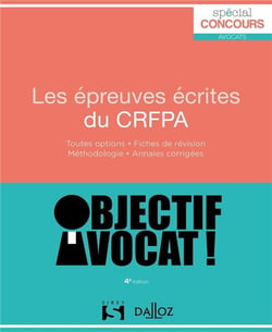 Les épreuves écrites du crfpa