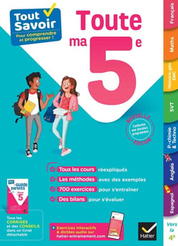 Tout savoir : toute ma 5e