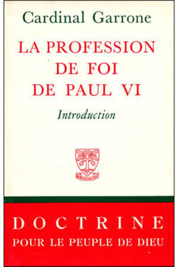 La profession de foi de Paul VI - introduction