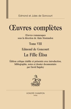 Oeuvres complètes t.8 - la fille Elisa