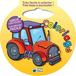 Coloriage rond jaune