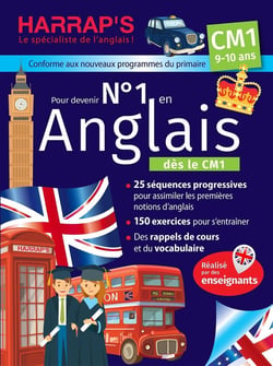 Harrap's Cahier de vacances : Harrap's numéro 1 en anglais - CM1