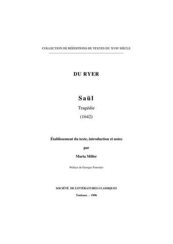 Saül - tragédie (1642)