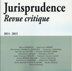 JURISPRUDENCE : 2014-2015