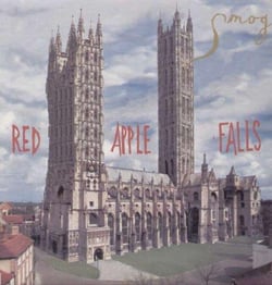 Red apple falls
