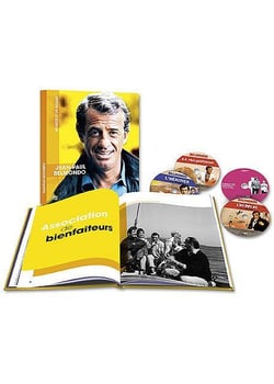Jean-Paul Belmondo - Coffret livre : Le magnifique + À bout de souffle + L'as des as + L'héritier