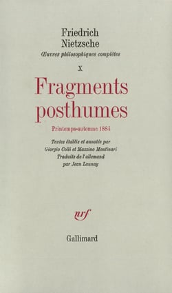 Fragments posthumes