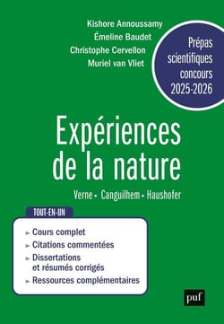 Expériences de la nature : Verne, Canguilhem, Haushofer - Prépas scientifiques concours 2025-2026