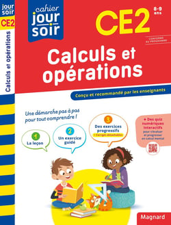 Calculs et opérations CE2 - Cahier Jour Soir