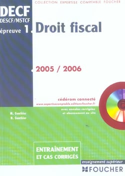 Droit fiscal - epreuve n.1 (édition 2005/2006)
