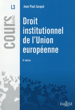 Droit institutionnel de l'union européenne