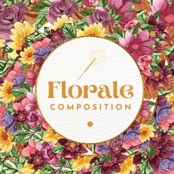 Livre de coloriage floral anti-stress pour adultes - 50 illustrations de compositions florales apais