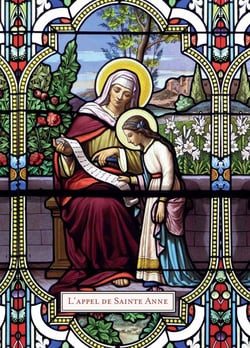 Image l'appel de Sainte Anne - les dix commandements - dépliant 2 volets