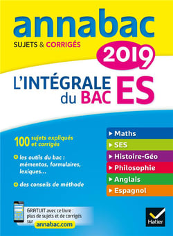 Annabac - l'intégrale bac es (édition 2019)