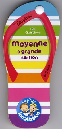 Les p'tits incollables - tongs - moyenne à grande section