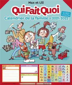Calendrier de la famille Max et Lili (édition 2021/2022)