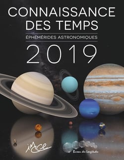 Connaissance des temps 2019 - éphémérides astronomiques