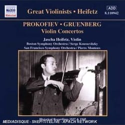 Prokofiev, Concerto N 2 En Sol Min. Op. 63 - Gruenberg, Concerto Op. 47