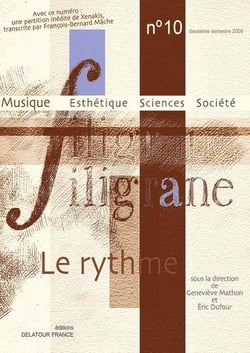 Revue filigrane n010 - le rythme