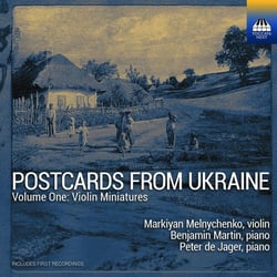 Postcards from Ukraine - Volume 1 : Miniatures pour violon