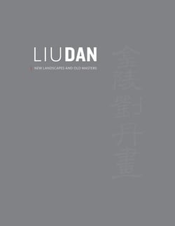 Liu Dan - new landscapes and old masters