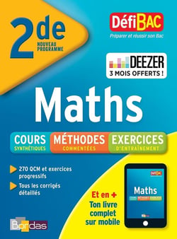 DEFIBAC : mathématiques - 2de (édition 2018)