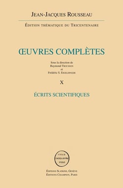 Oeuvres complètes t.10 - écrits scientifiques