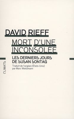 Mort d'une inconsolée - les derniers jours de Susan Sontag
