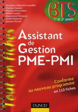 Assistant de gestion PME-PMI - BTS 1ère et 2ème année - en 110 fiches (9e édition)