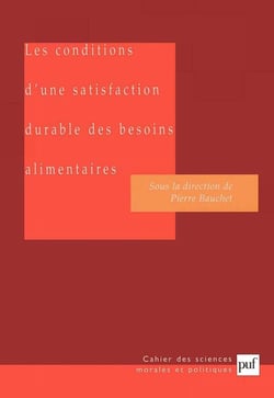 Les conditions d'une satisfaction durable des besoins alimentaires : Exemple de l'Afrique subtropicale