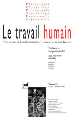 REVUE LE TRAVAIL HUMAIN n.73/1 (édition 2010)