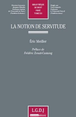 La notion de servitude