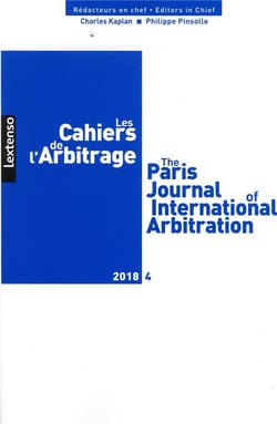Les cahiers de l'arbitrage n.4 (édition 2018)
