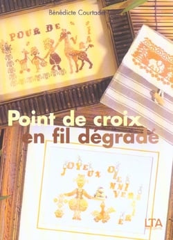 Point de croix en fil degrade