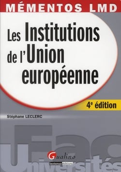 Institutions de l'union européenne (4e édition)