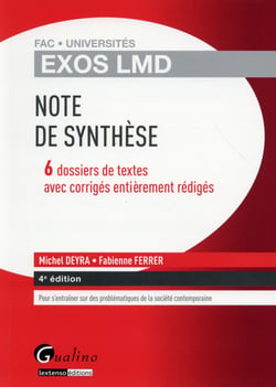 exos lmd - note de synthèse - 4ème édition