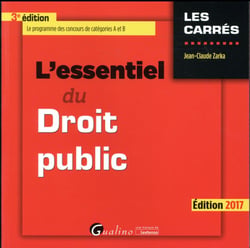 L'essentiel du droit public (édition 2017)