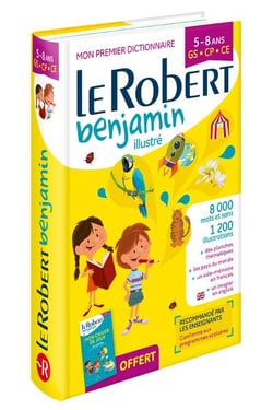 Dictionnaire le robert benjamin - 5/8 ans - gs, cp, ce (édition 2018)